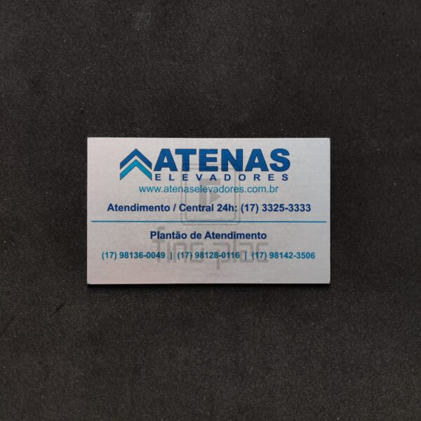 Placa para Elevadores e informativos